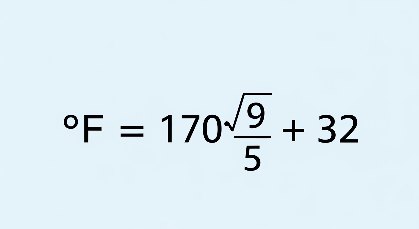 Celsius in Fahrenheit