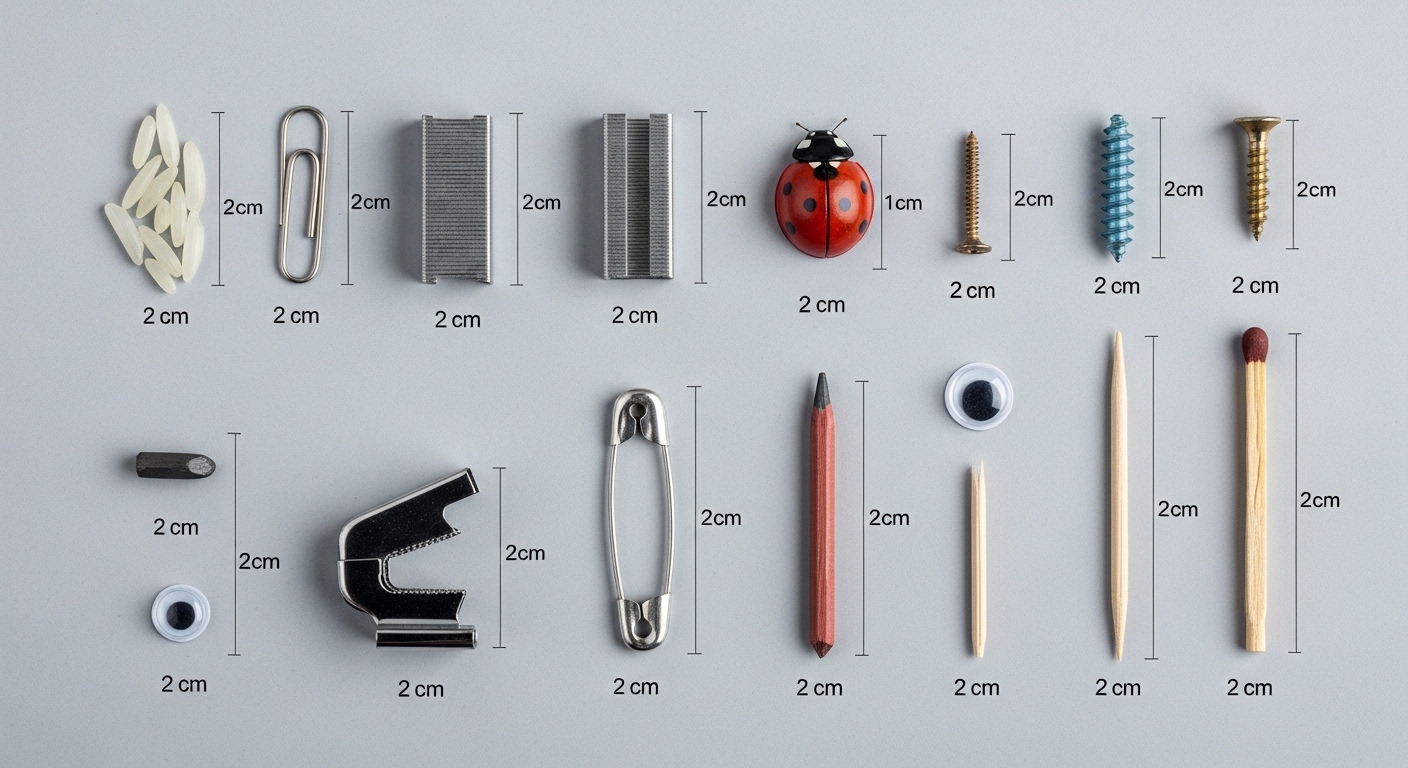 2 Centimeters Long