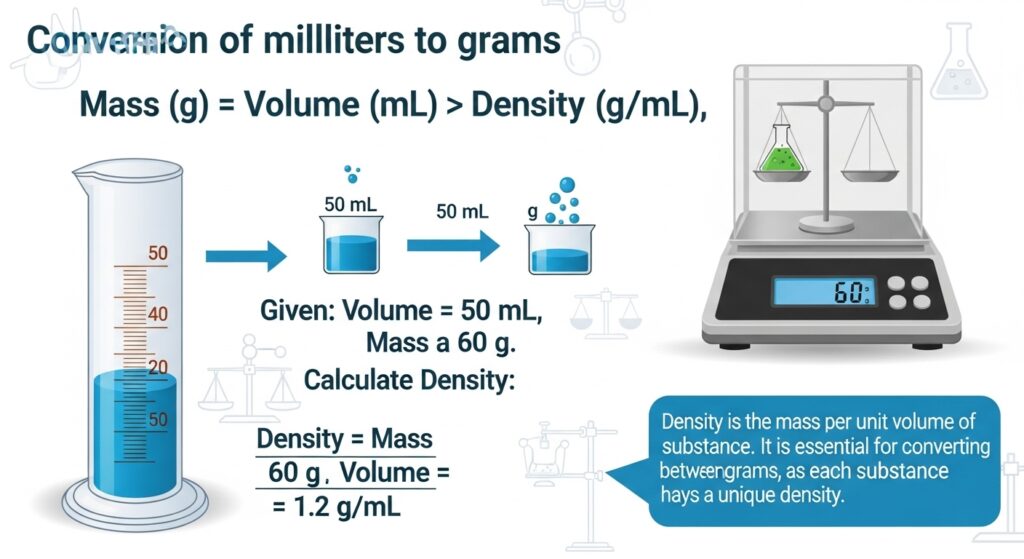 Milliliters to Grams