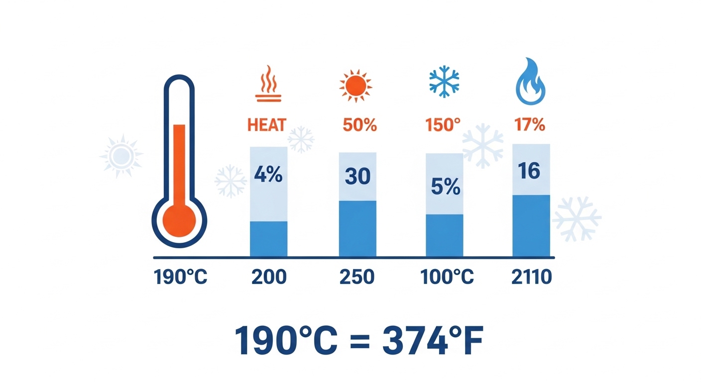 90 Degrees Celsius to Fahrenheit?